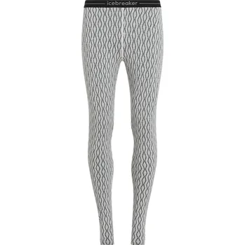 Pánské termo spodky Icebreaker Women's 260 Vertex Leggings On-Piste - snow/black S