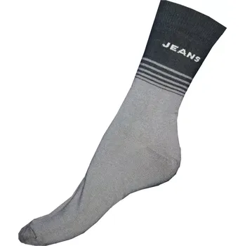 Dámské ponožky Ponožky Gapo Jeans Pruh šedá velikost 43-45