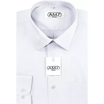 Pánská košile s dlouhým rukávem AMJ Classic JD 18 - bílá velikost 37