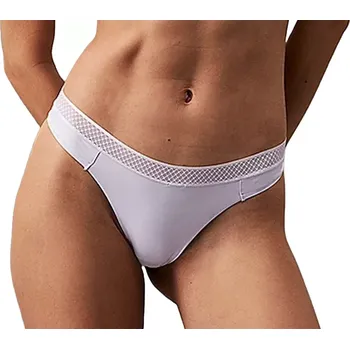 Kalhotky Dámská tanga Calvin Klein QF6307E lavender blue velikost M-38/40