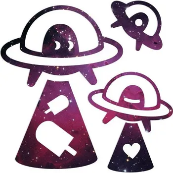 Reflective Berlin Reflective Decals - UFO - space uni