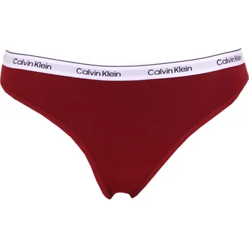 Kalhotky Dámské klasické kalhotky Calvin Klein Modern Logo QD5207 bordo velikost L-42/44
