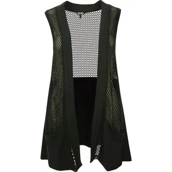 Dámský svetr Dámská vesta s dírkovaným vzorem Kenny S. 322830 tm. olivová velikost 38