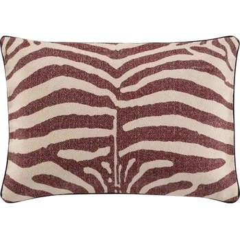 Povlak na dekorativní polštářek Jotex Béžovo-červený bavlněný povlak na polštář ZORA 40 x 60 cm