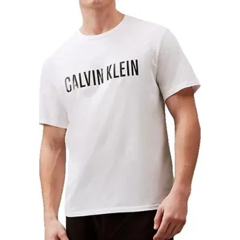 Pánské tričko Pánské triko Calvin Klein NM2567E bílé bílá M