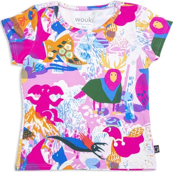 Chlapecké tričko Wouki Dívčí triko Amaterasu - Pink 164