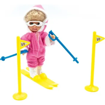 Figurka JC Jägerndorfer Schischulkind Paula m. Schi uni