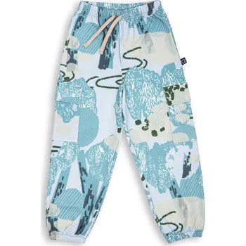 Wouki Dětské tepláky Akiho - Aqua