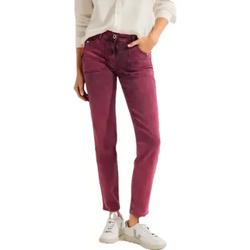 Dámské džíny Barevné slim fit džíny ve stylu Toronto - Cecil 376932 cosy coral velikost 30/32