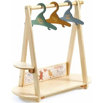 Panenka Příslušenství pro panenky Djeco Pomea - Věšák na šaty