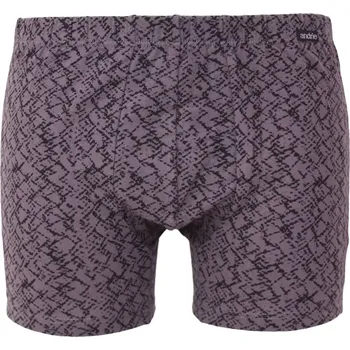 Boxerky Moderní pánské boxerky Andrie PS 5903 grafit velikost XXL-58/60