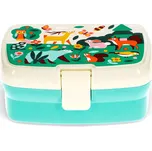 Rex London Lunch box with tray – Woodland