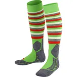 Falke SK2 Stripe Kids Skiing Socks - vivid green 23-26