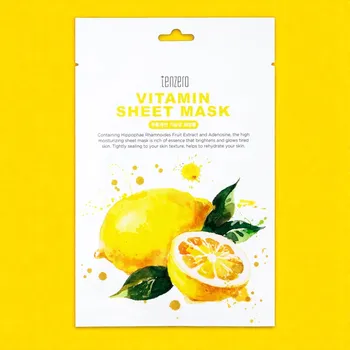 Pleťová maska TENZERO - Vitamin Sheet Mask - Plátýnková vitamínová maska - 25 ml