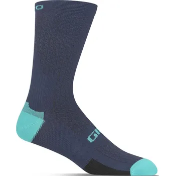 Pánské ponožky Giro HRC Team Phantom Blue/Screaming Teal