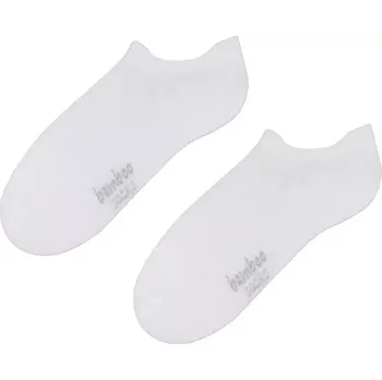 Dámské ponožky Kotníčkové ponožky Steven s bambusem 094 bílé velikost 41-43