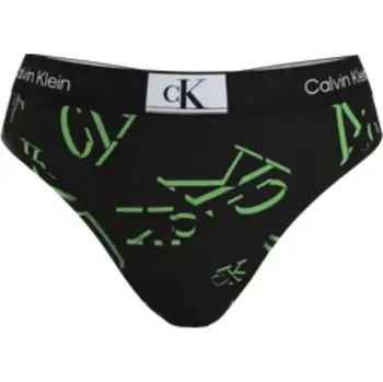 Kalhotky Tanga Calvin Klein QF7221E collection 1996 černo-zelené velikost L-42/44