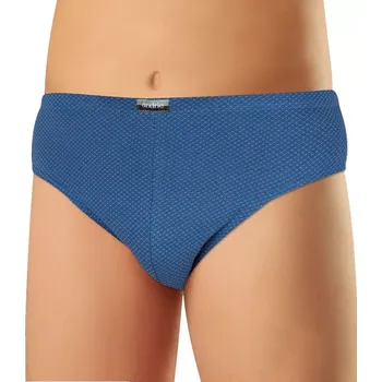 Slipy Pánské bavlněné slipy Andrie PS 3566 modré velikost 3XL-62/64