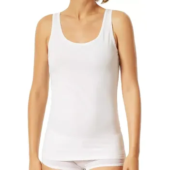 Dámský top Uncover by SCHIESSER na širší ramínka 173955 bílý velikost XL