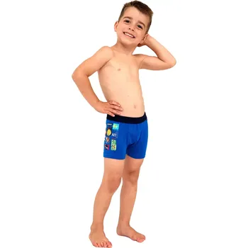 Chlapecké oblečení Chlapecké boxerky Cornette Kids Winner 2 royal velikost 110/116