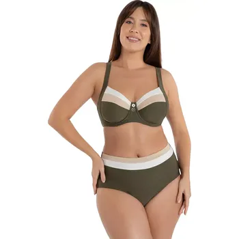 Dámské plavky Luxusní dvoudílné bikini Marc & André L2416-YP-512 olive velikost 85D