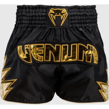 Oblečení pro bojové sporty Muay Thai šortky Venum Inferno - Black/Gold Velikost: S