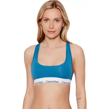 Podprsenka Calvin Klein Bralette Modern Cotton F3785E petrol velikost L