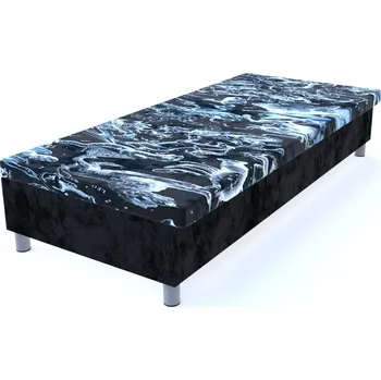 Postel Válenda Zodiac/černá 200 × 90 cm molitanová na nohách