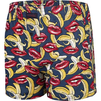 Trenýrky Pánské trenýrky s potiskem Cornette Classic Bananas 2 velikost M-46/48