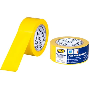 Lepicí páska PVC páska pro značení podlah a bezpečnostních zón Žlutá