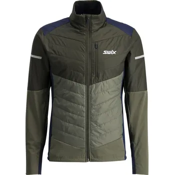 Swix Dynamic Hybrid Insulated Jacket M - Olive/Dark olive