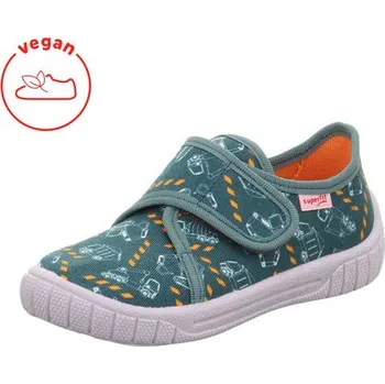 Chlapecké tenisky SUPERFIT dětské papučky BILL green bagr 1-000279-7050 Velikost: 35