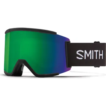 Smith Squad XL - Black/ChromaPop Sun Green Mirror + ChromaPop Storm Rose Flash uni