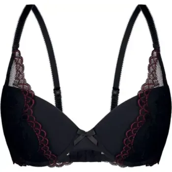 Podprsenka Černá podprsenka s lehkou výztuží Sassa 25404 velikost 75D