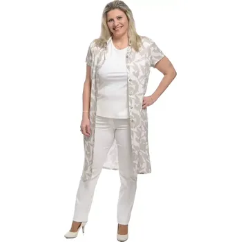 Dámské šaty Lehké dámské šaty Tolmea 3625 latte vzor velikost 44