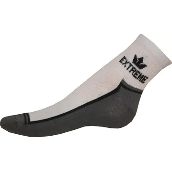 Pánské ponožky Ponožky Gapo Fit Extreme - bílo šedá velikost 30-31