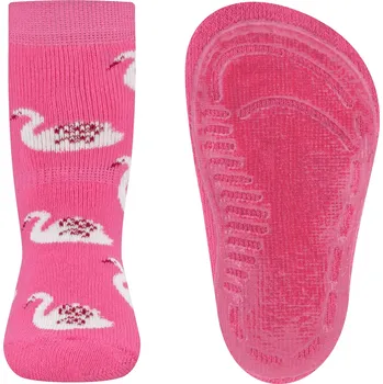 Ewers Stoppersocken SoftStep Schwan - wild orchidee 23-24