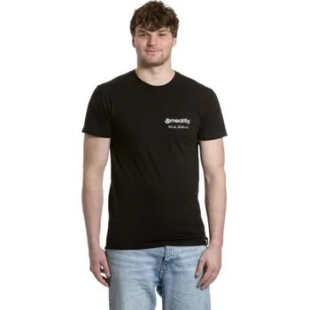 Pánské tričko Pánské Tričko Meatfly Horse 2025 Black XL