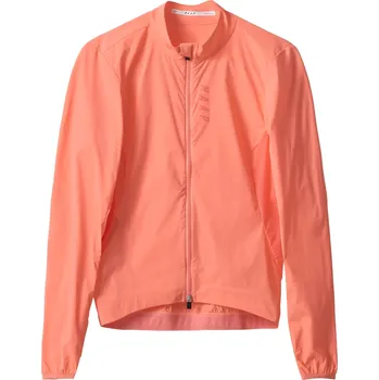 Cyklistická bunda MAAP Women's Flow Jacket - tangelo M