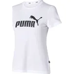 Puma Dámské triko logo ESS (bílá, M)