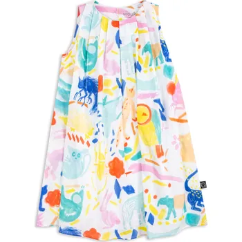 Dívčí šaty Wouki Dívčí šaty IKA - pink jungle