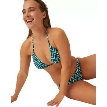 Dámské plavky Dámské trojúhelníčkové plavky Naturana 77058 zelené velikost 42