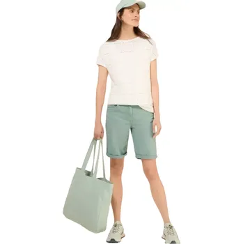 Dámské kraťasy Šortky pro ženy s rovnými nohavicemi Cecil 379213 šalvěj velikost 27