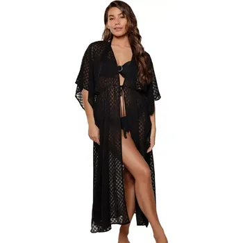 Dámská tunika Dámský kaftan LingaDore 7721 černý velikost 40/42