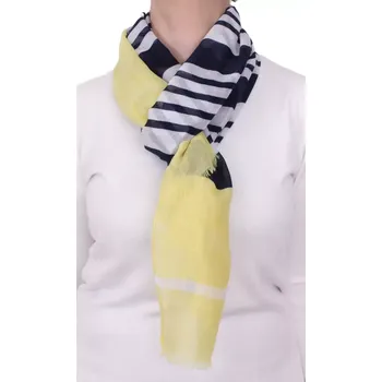Šátek Dámský šátek 19095 modrožlutá velikost uni