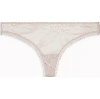 Kalhotky Dámská tanga Calvin Klein QF5366E pudr velikost L-42/44