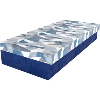 Válenda Holm/modrá 195x85 cm lamelová molitanová