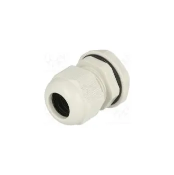 Vývodka PG16 IP68 Mat polyamid šedá UL94V-2 17,3mm