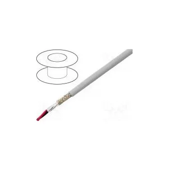 elektrický kabel Vodič EcoCable Mini 3x22AWG MPPE tmavě šedá 300V 30,5m