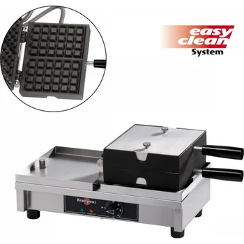 Vaflovač Vaflovač elektrický Krampouz EasyClean, sklopný 180°, madlo I, 4x6 Brusel